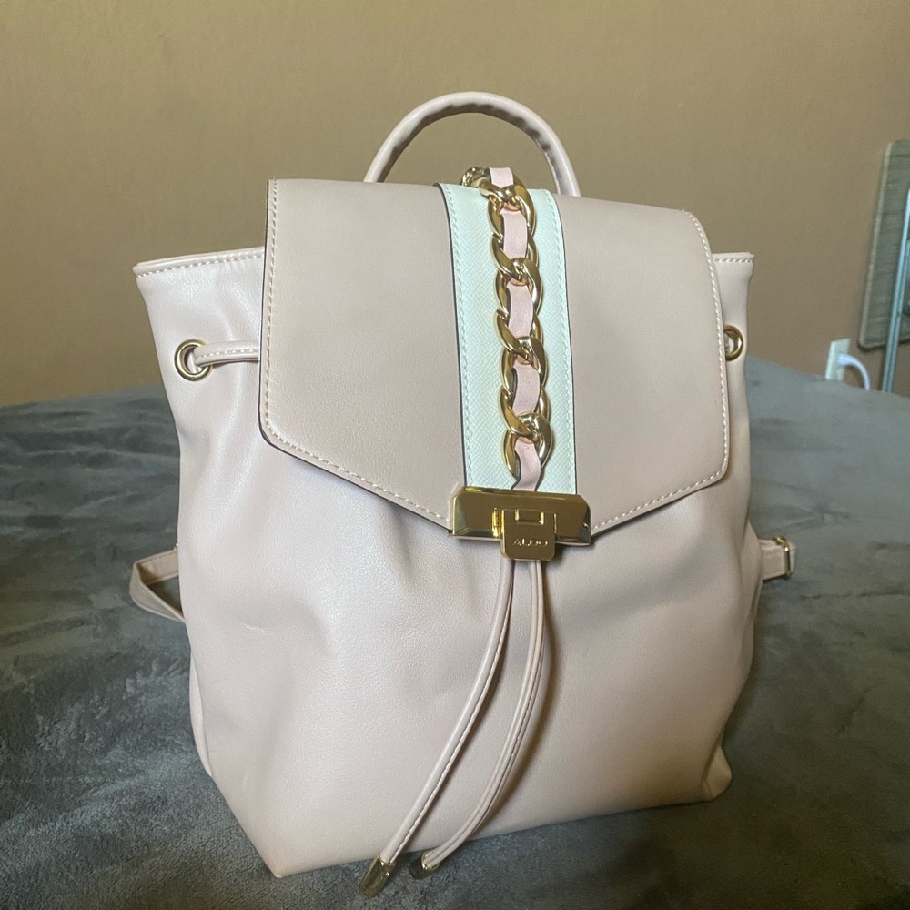 PINK ALDO BACKPACK PURSE